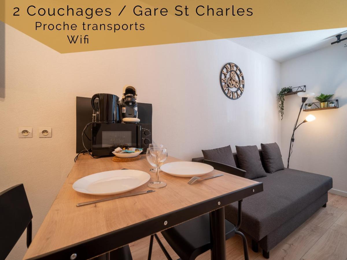 Appartement Climatise Avec Parking A 6Min A Pied De La Gare St Charles Marseille Eksteriør bilde